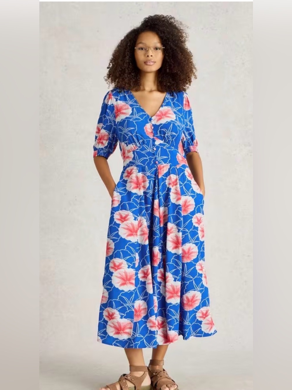 White Stuff | Hazel Bias Cut MIDI Dress